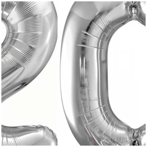 dekoracje na 20 urodziny rocznice zestaw balonow liczba 20 srebrny 39 dgt 2 elementy