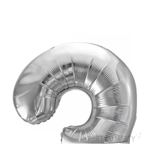 dekoracje na 35 urodziny rocznice zestaw balonow liczba 35 srebrny 39 dgt 2 elementy