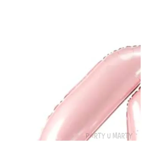 dekoracje na 4 urodziny dla dziewczynki balon foliowy cyfra 4 stojaca rozowy partydeco