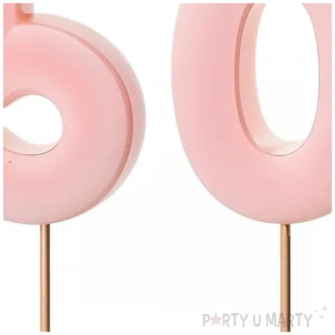 dekoracje na 50 urodziny swieczki na tort liczba 50 zloty 4 5 cm 2 szt