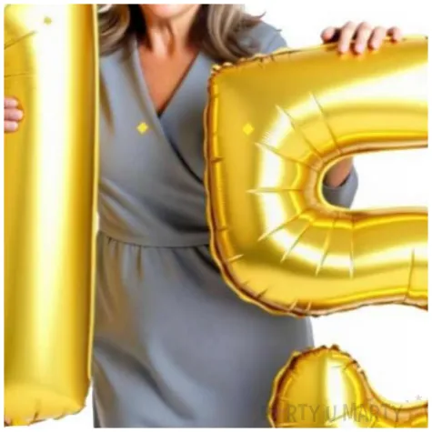 dekoracje na 75 urodziny zestaw balonow liczba 75 zloty 33 dgt 2 elementy