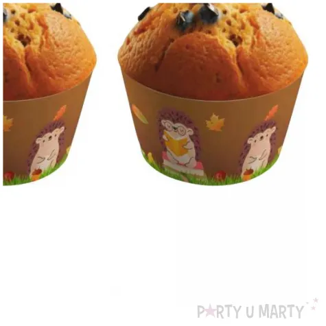 dekoracje na dzien jeza urodziny oslonki na muffinki jezyk jerzy 6 szt