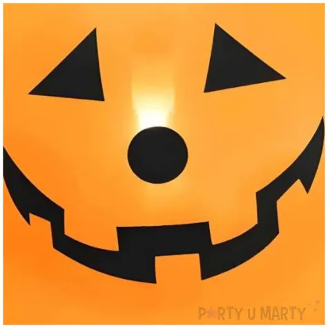 dekoracje na halloween swiecace balony led dynie pomaranczowe 10 5 szt