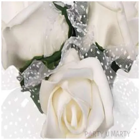 dekoracje na samochod bukieciki na przyssawkach partydeco 4 szt