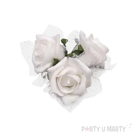 dekoracje na samochod bukieciki na przyssawkach partydeco 4 szt