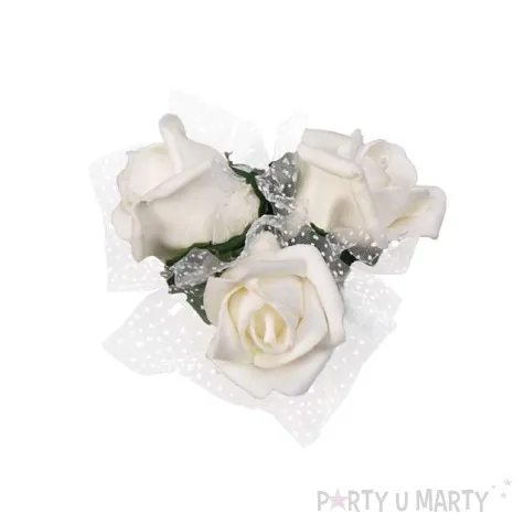 dekoracje na samochod bukieciki na przyssawkach partydeco 4 szt