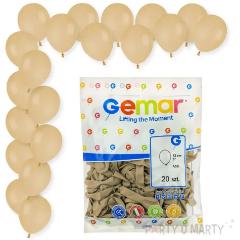 dekoracje na urodziny cieliste balony pastelowe a50 do girland kremowe 5 20 szt