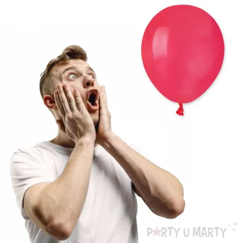 dekoracje na urodziny czerwone balony pastelowe a50 do girland 5 20 szt