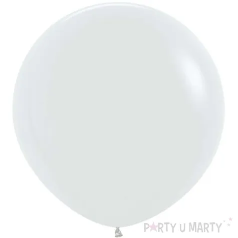 dekoracje na urodziny wesele komunie profesjonalne balony lateksowe white biale 24 3 szt