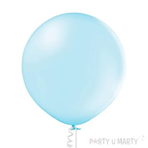 dekoracje na wesele baby shower urodziny duze balony pastelowe niebieskie belbal 24 5 szt