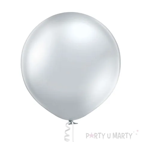 dekoracje na wesele komunie sylwestra urodziny duze balony glossy srebrne belbal 24 5 szt
