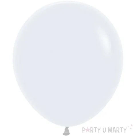 dekoracje na wesele komunie urodziny profesjonalne balony lateksowe white biale 18 25 szt