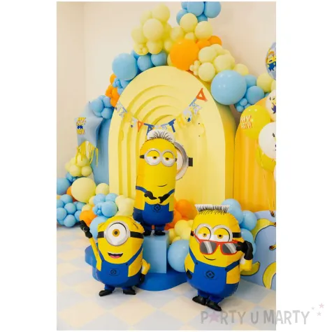 dekoracje prezent na urodziny balon foliowy minionek mel minionki na hel 35
