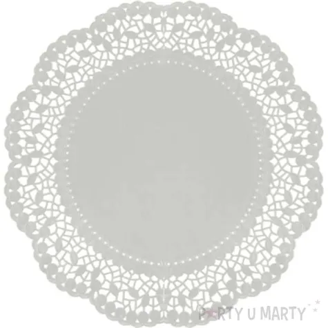 dekoracje serwetki papierowe srebrny godan 36 cm 4 szt