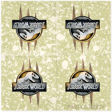 dekoracje stolu na urodziny dino party serwetki jurassic world 33 cm 20 szt