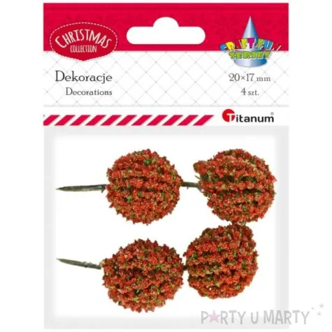 dekoracje swiateczne drzewka titanum 4 szt