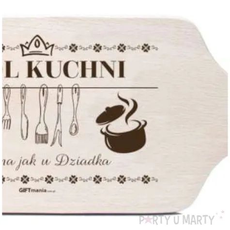 deska do krojenia krol kuchni nie ma jak u dziadka 2 giftmania 12 x 25 5 cm