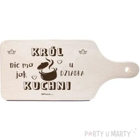 deska do krojenia krol kuchni nie ma jak u dziadka giftmania 12 x 25 5 cm