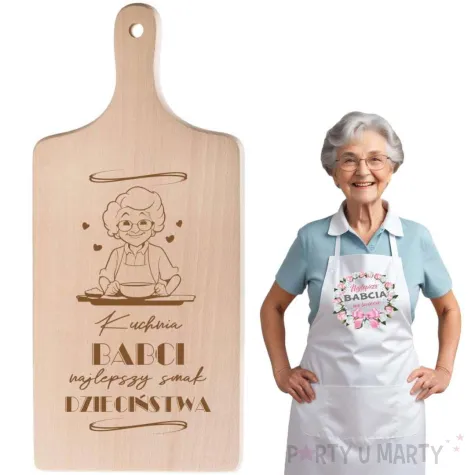 deska do krojenia kuchnia babci najlepszy smak dziecinstwa 11 5 x 26 5 cm