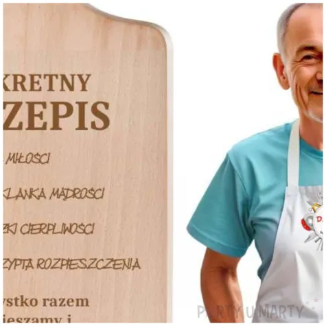 deska do krojenia sekretny przepis na super dziadka 11 5 x 26 5 cm
