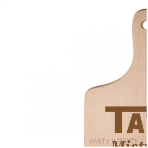 deska do krojenia tata mistrz grilla pan ogniska 11 5 x 26 5 cm