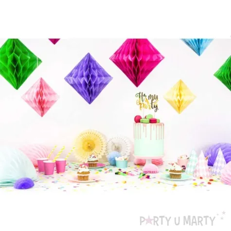 diament bibulowy classic ciemny rozowy 20 cm