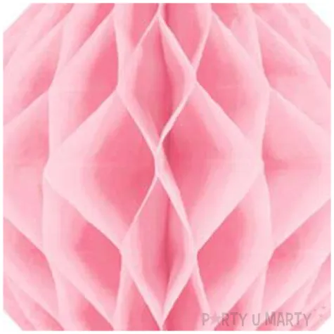 diament bibulowy classic honeycomb jasny rozowy partydeco 20cm