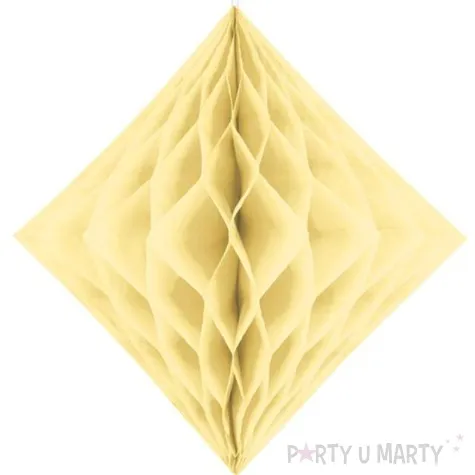 diament bibulowy classic honeycomb kremowy partydeco 30cm