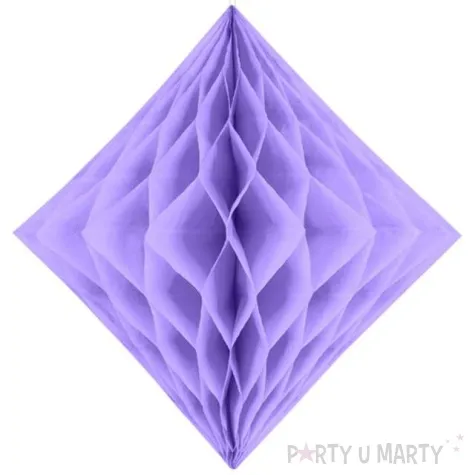 diament bibulowy classic honeycomb liliowy partydeco 30cm