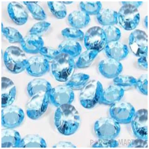diamentowe konfetti 12mm blekit 100szt 1op