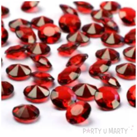 diamentowe konfetti 12mm bordo 100szt 1op