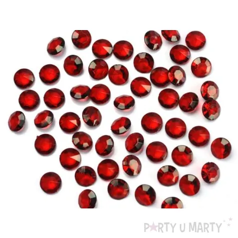 diamentowe konfetti 12mm bordo 100szt 1op
