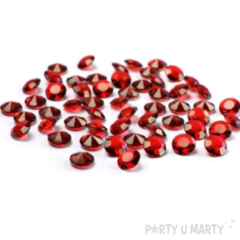 diamentowe konfetti 12mm bordo 100szt 1op