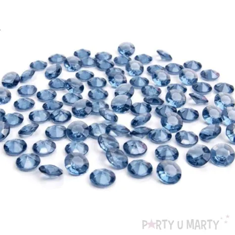 diamentowe konfetti 12mm c niebieski 100szt 1op