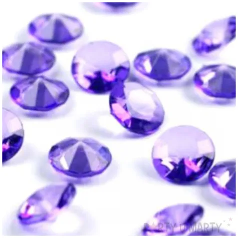 diamentowe konfetti 12mm fiolet 100szt 1op