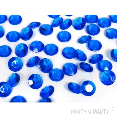 diamentowe konfetti 12mm granat 100szt 1op