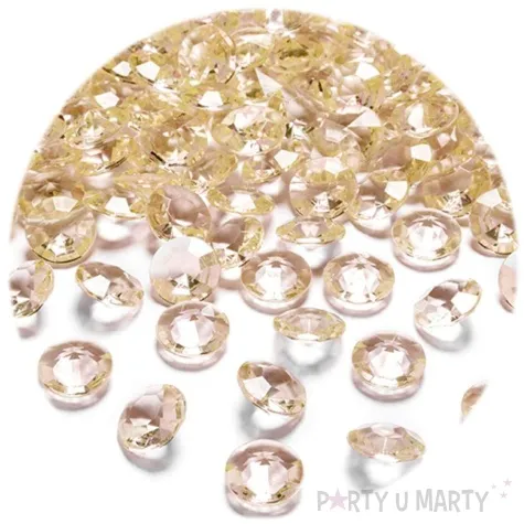 diamentowe konfetti 12mm zloty 100szt 1op