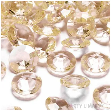 diamentowe konfetti 12mm zloty 100szt 1op