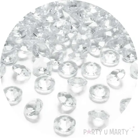 diamentowe konfetti bezbarwny 12mm 1op