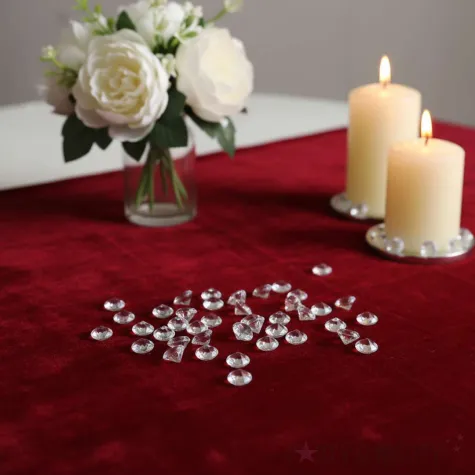 diamentowe konfetti bezbarwny 20mm 1op