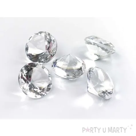 diamentowe konfetti bezbarwny 30mm 1op