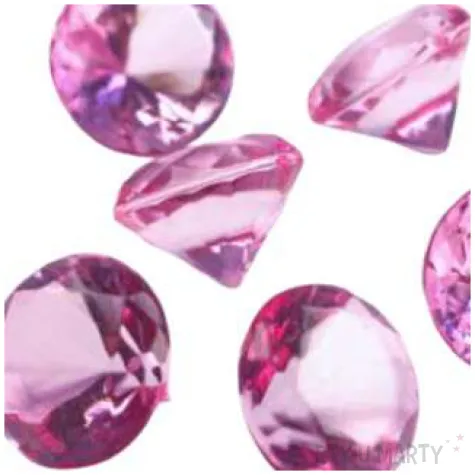 diamentowe konfetti rozowy 20mm 1op