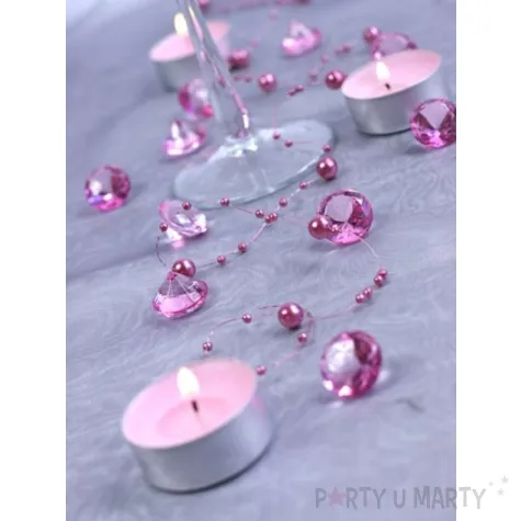 diamentowe konfetti rozowy 20mm 1op