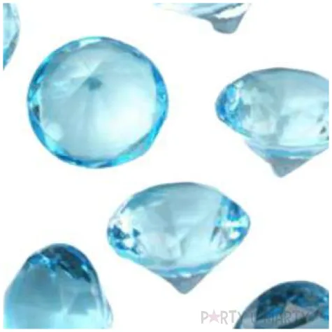 diamentowe konfetti turkus 20mm 1op