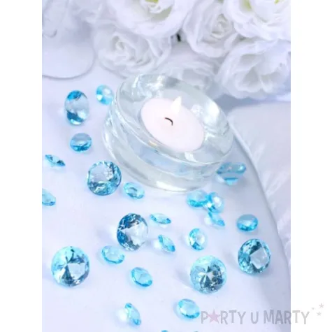 diamentowe konfetti turkus 20mm 1op