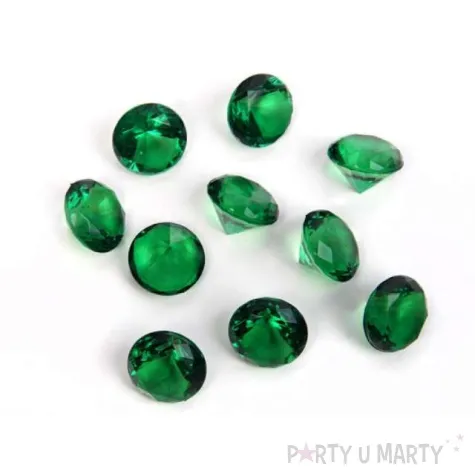 diamentowe konfetti zielony 20mm 1op