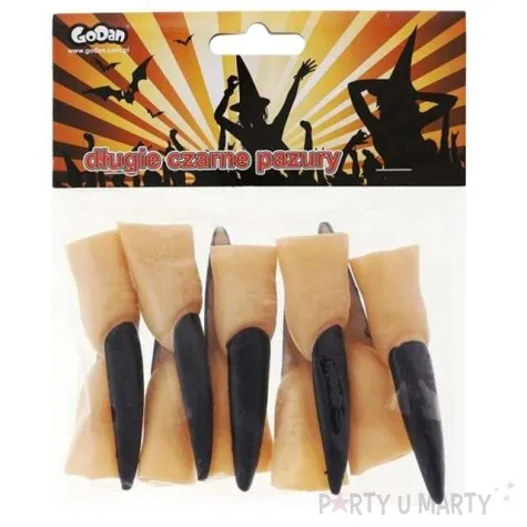 dlugie czarne pazury