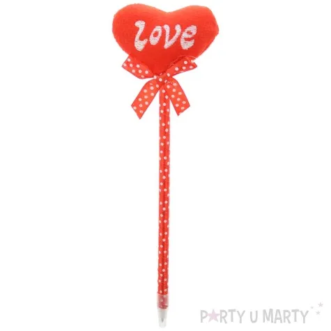 dlugopis serce srebrne love arpex 22 cm