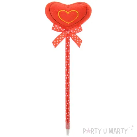 dlugopis serce zlota serduszko arpex 22 cm