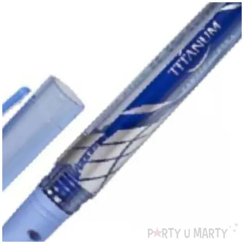 dlugopis wymazywalny ze skuwka niebieski titanum 0 7 mm